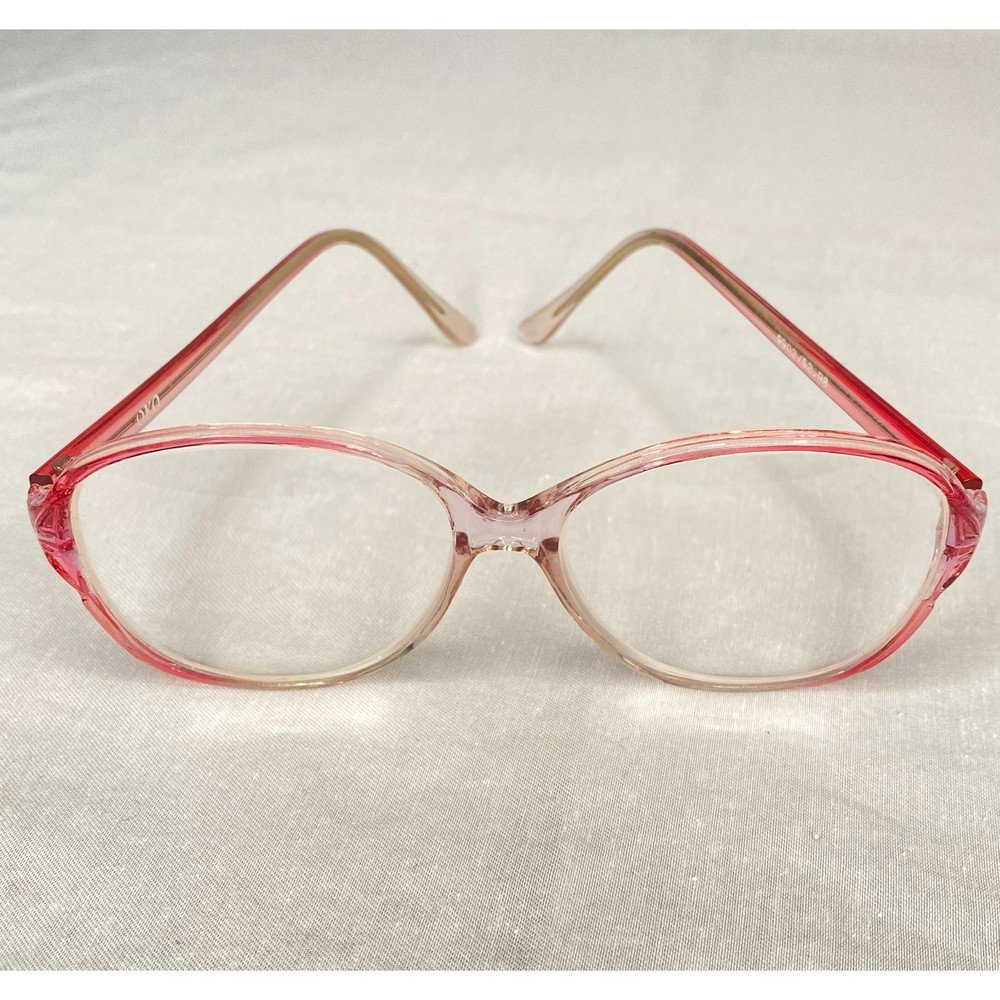 💎OKO Eyeglasses Translucent Pink Frame Round Lens